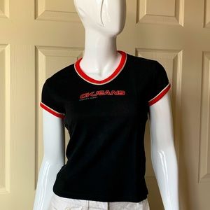 Calvin Klein Jeans Logo V Neck Tee